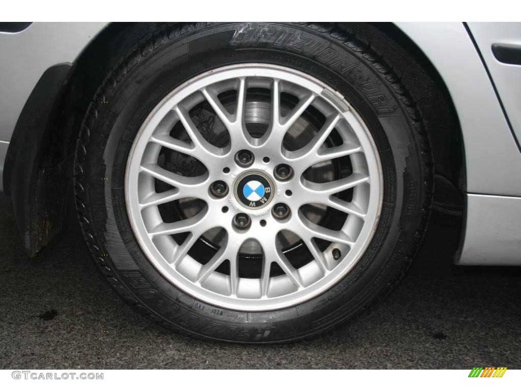 2000 3 Series 328i Sedan - Titanium Silver Metallic / Black photo #14
