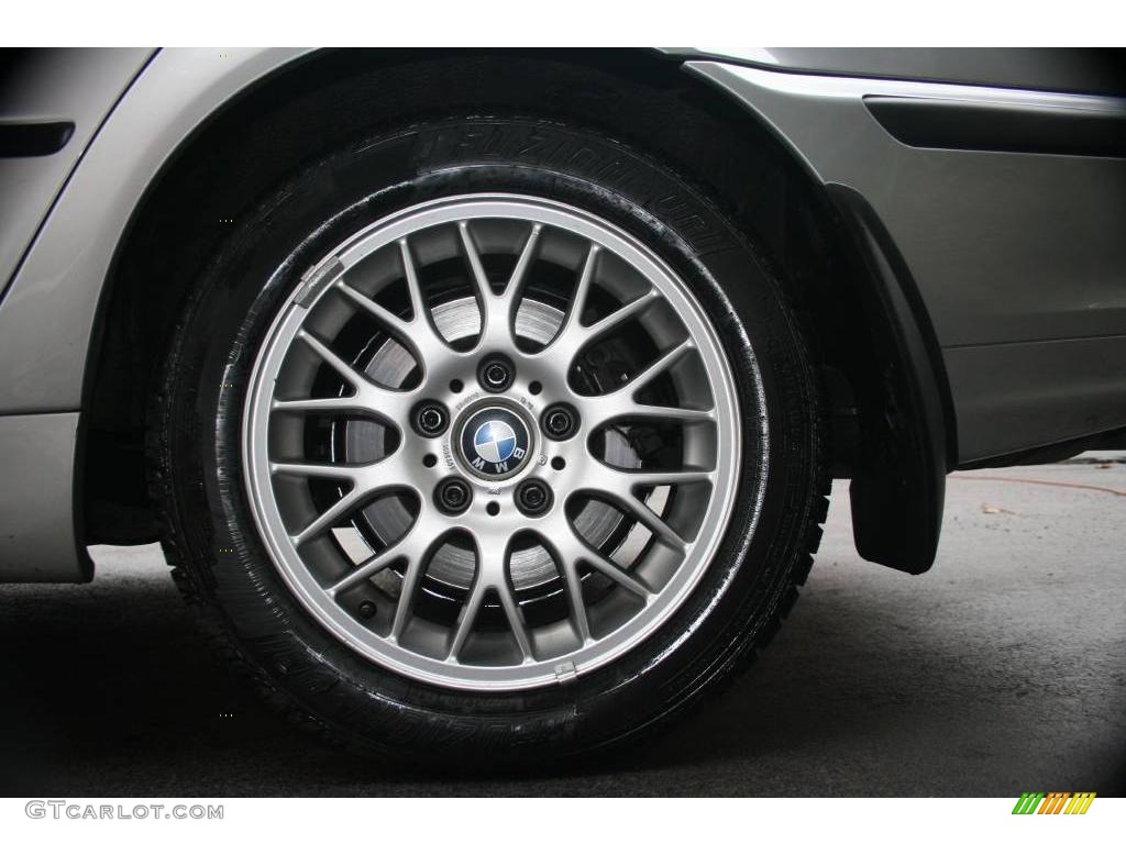 2000 3 Series 328i Sedan - Titanium Silver Metallic / Black photo #15