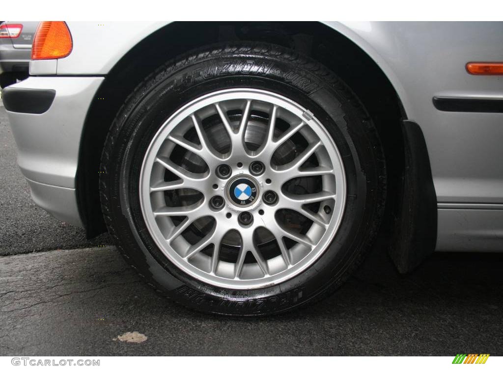 2000 3 Series 328i Sedan - Titanium Silver Metallic / Black photo #16