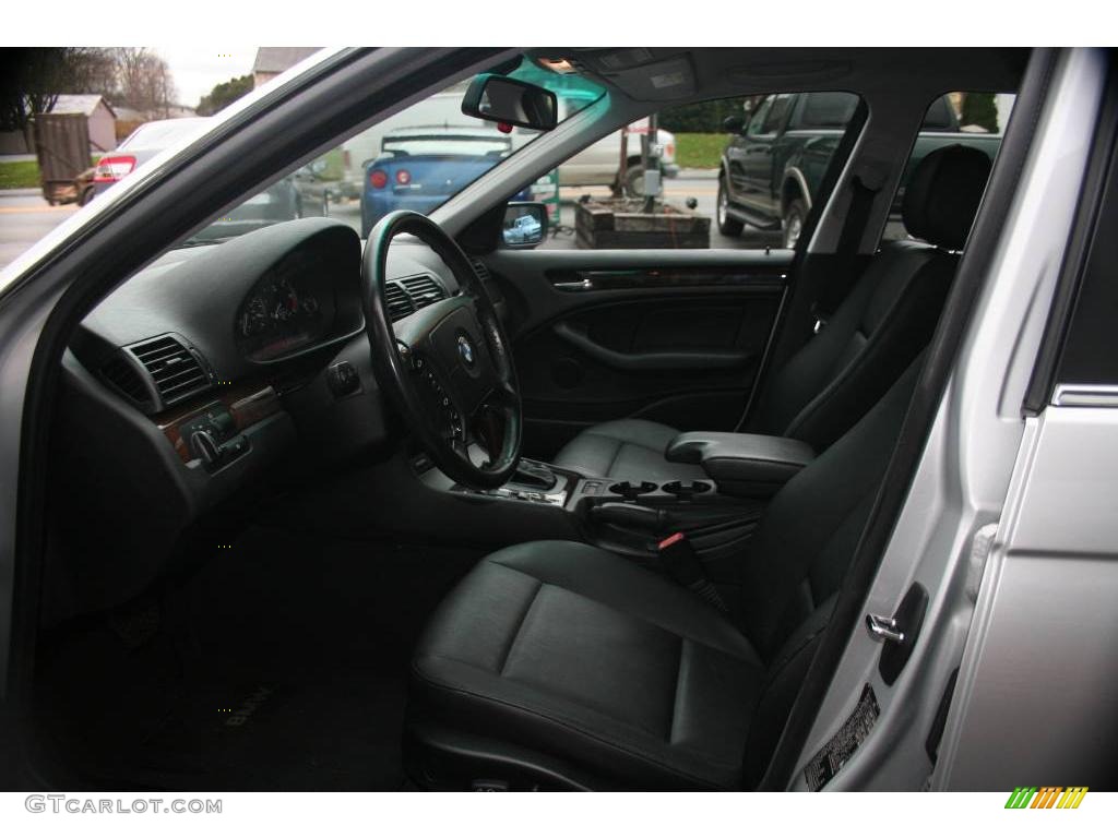 2000 3 Series 328i Sedan - Titanium Silver Metallic / Black photo #19