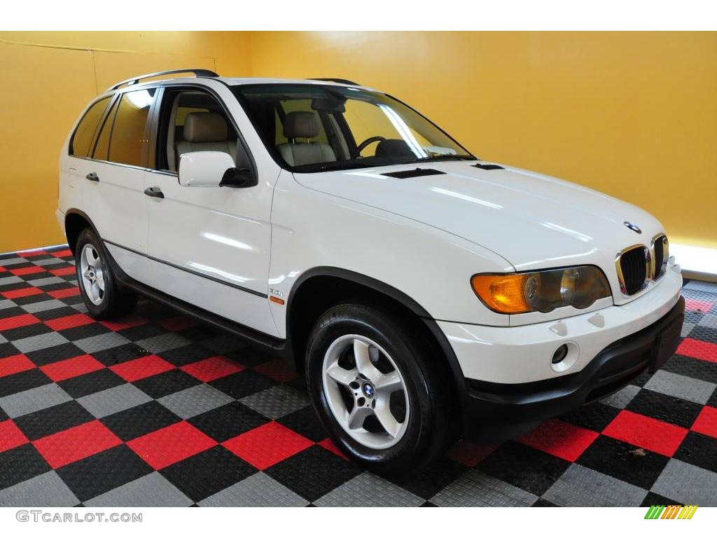 2001 X5 3.0i - Alpine White / Beige photo #1