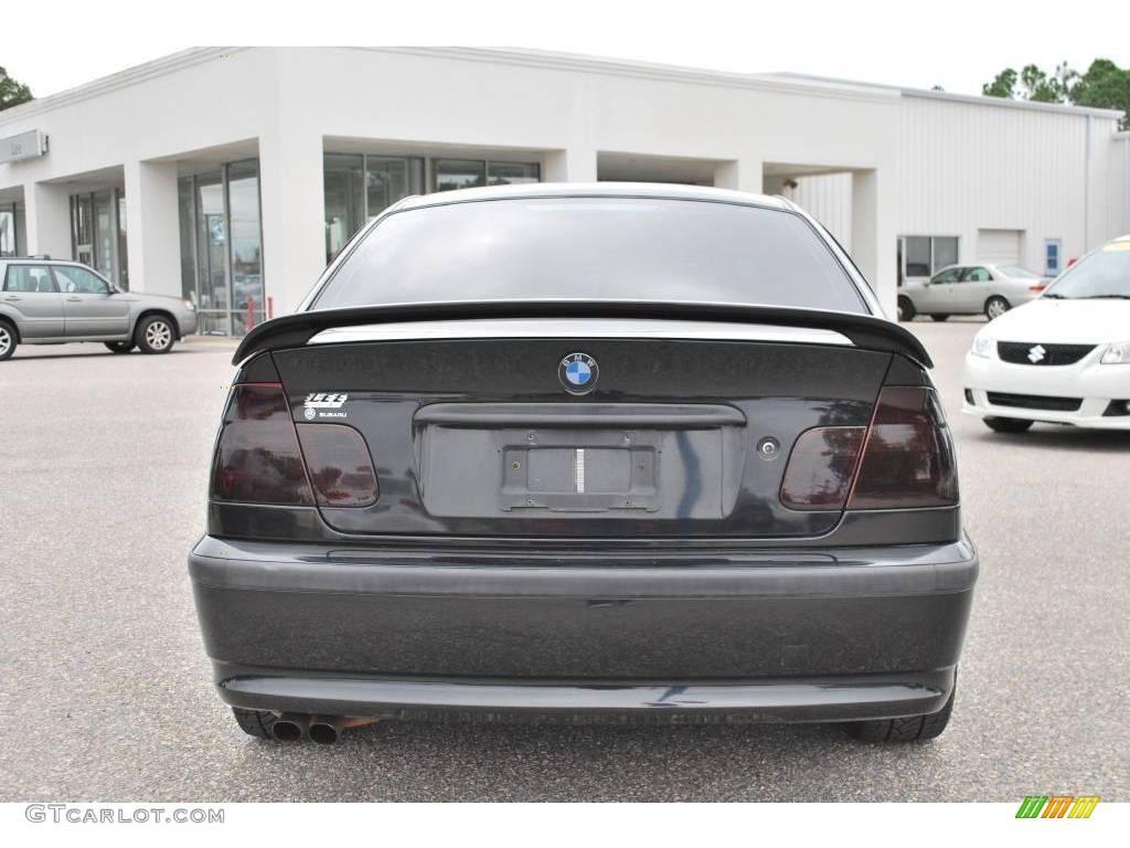 2002 3 Series 325i Sedan - Jet Black / Black photo #4