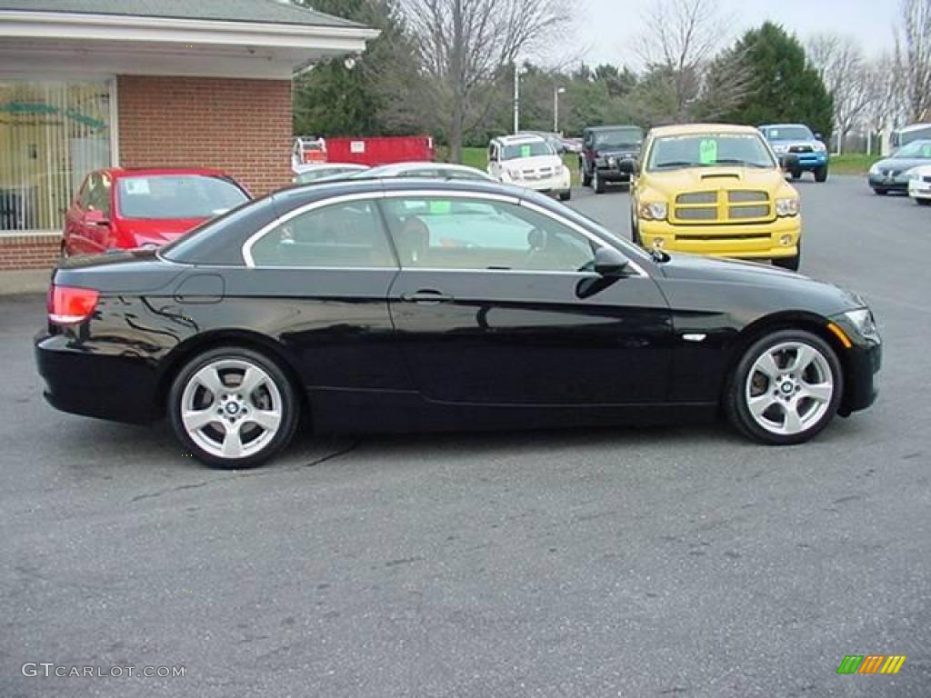 2007 3 Series 328i Convertible - Jet Black / Saddle Brown/Black photo #5