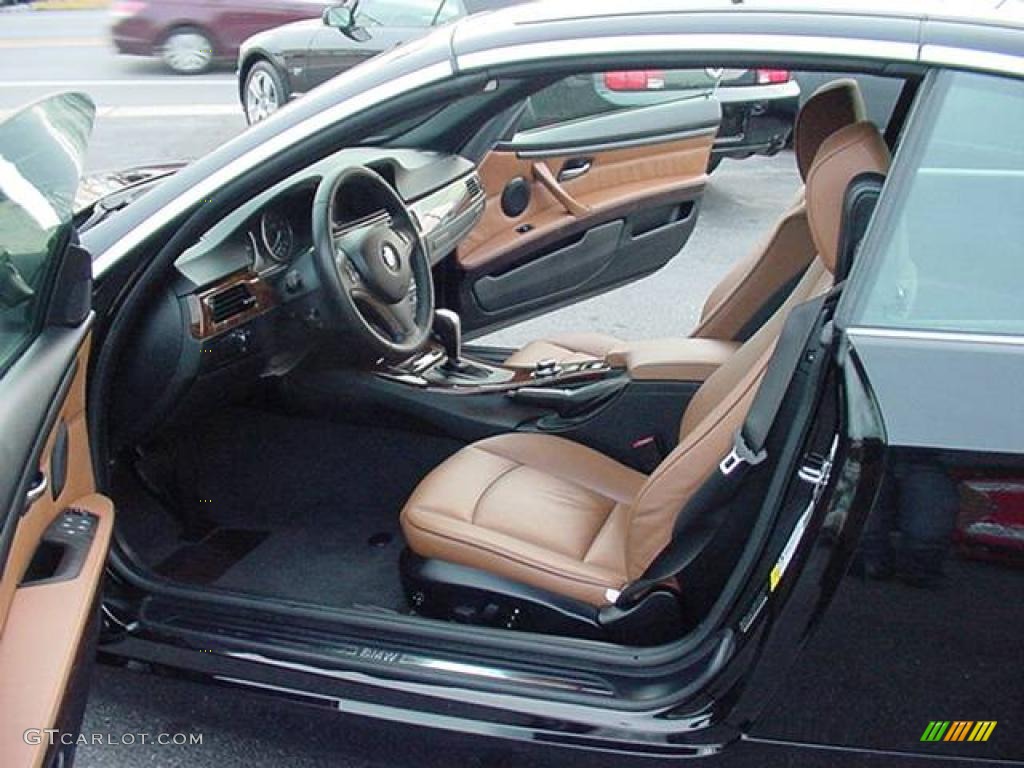 2007 3 Series 328i Convertible - Jet Black / Saddle Brown/Black photo #8