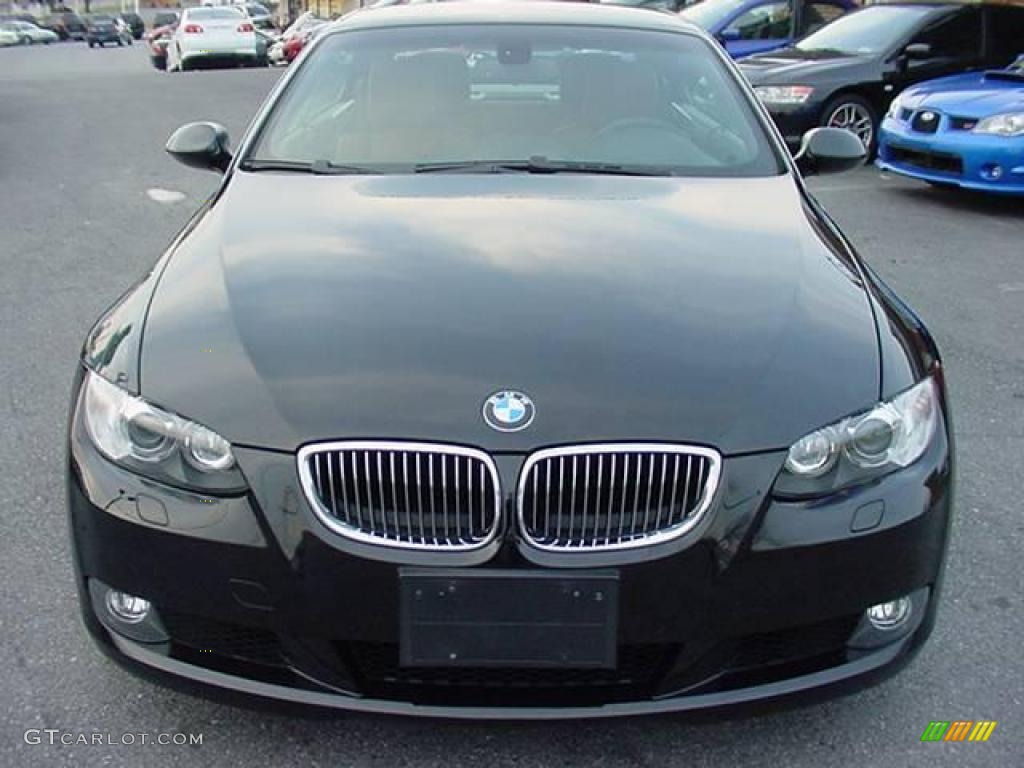 2007 3 Series 328i Convertible - Jet Black / Saddle Brown/Black photo #11