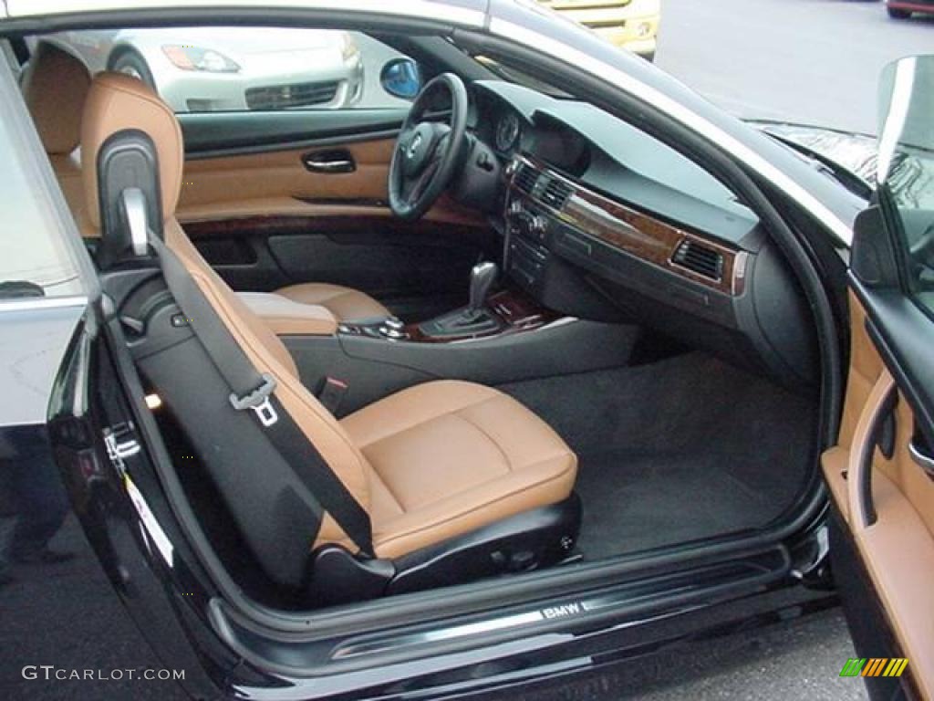 2007 3 Series 328i Convertible - Jet Black / Saddle Brown/Black photo #13