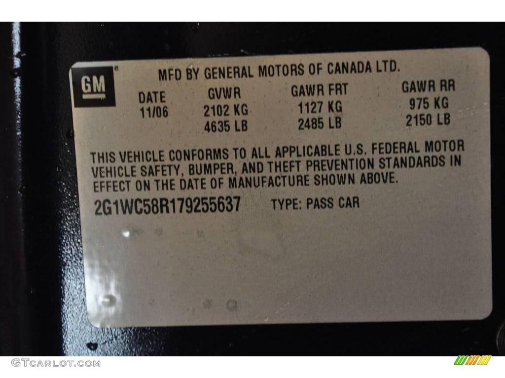 2007 Impala LT - Imperial Blue Metallic / Gray photo #10