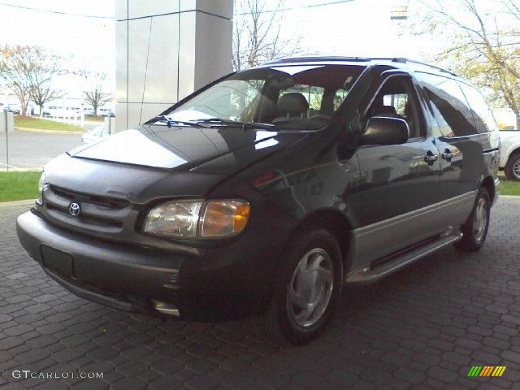 1998 Sienna XLE - Dark Green Metallic / Gray photo #18