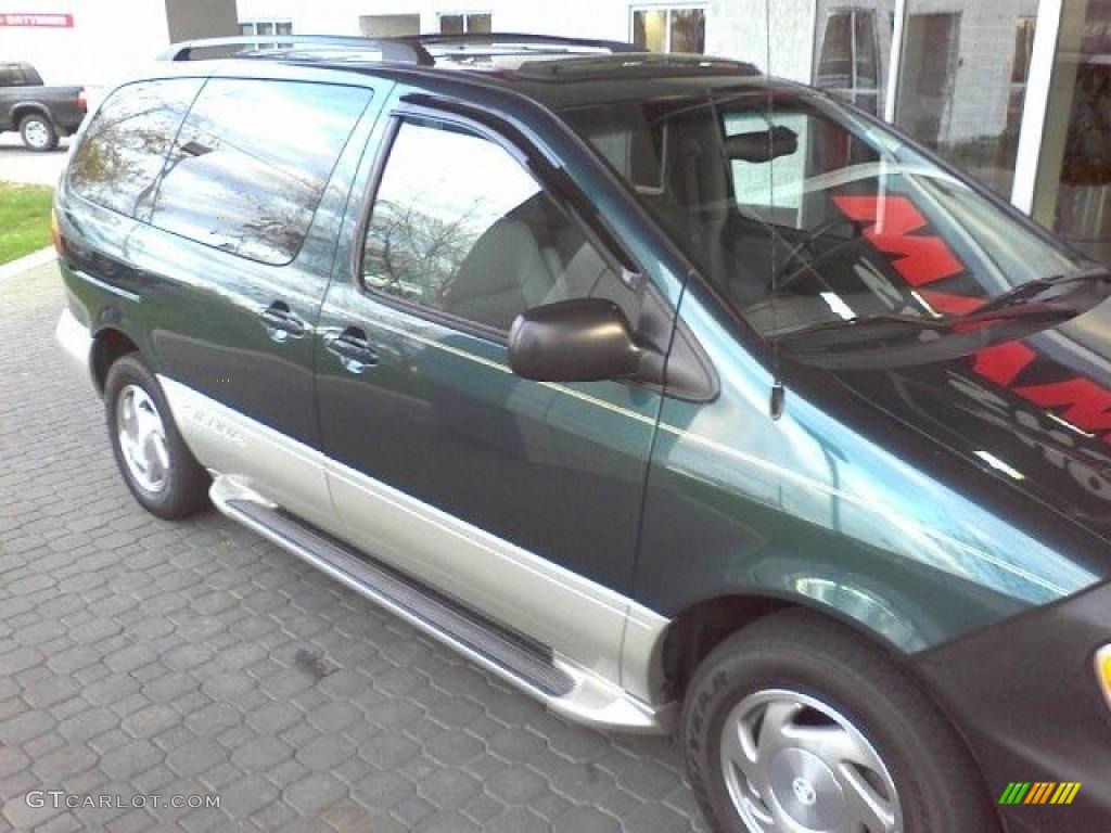 1998 Sienna XLE - Dark Green Metallic / Gray photo #21