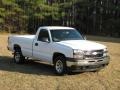 2007 Summit White Chevrolet Silverado 1500 Work Truck Regular Cab 4x4  photo #3