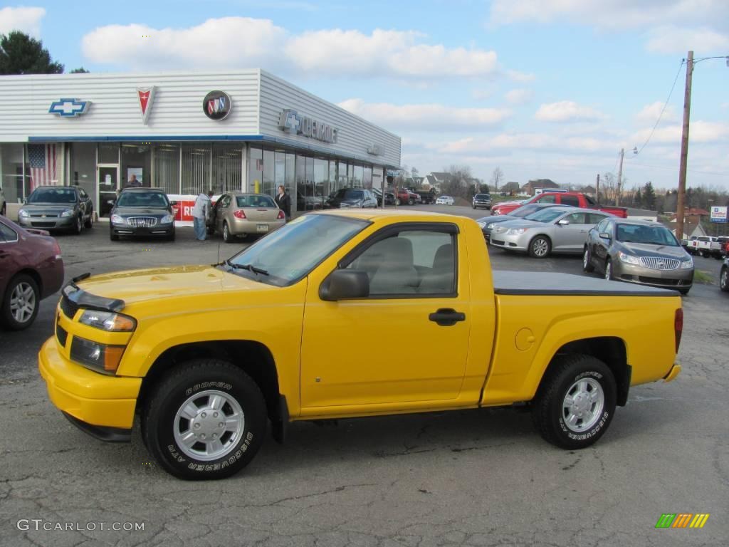 Yellow Chevrolet Colorado