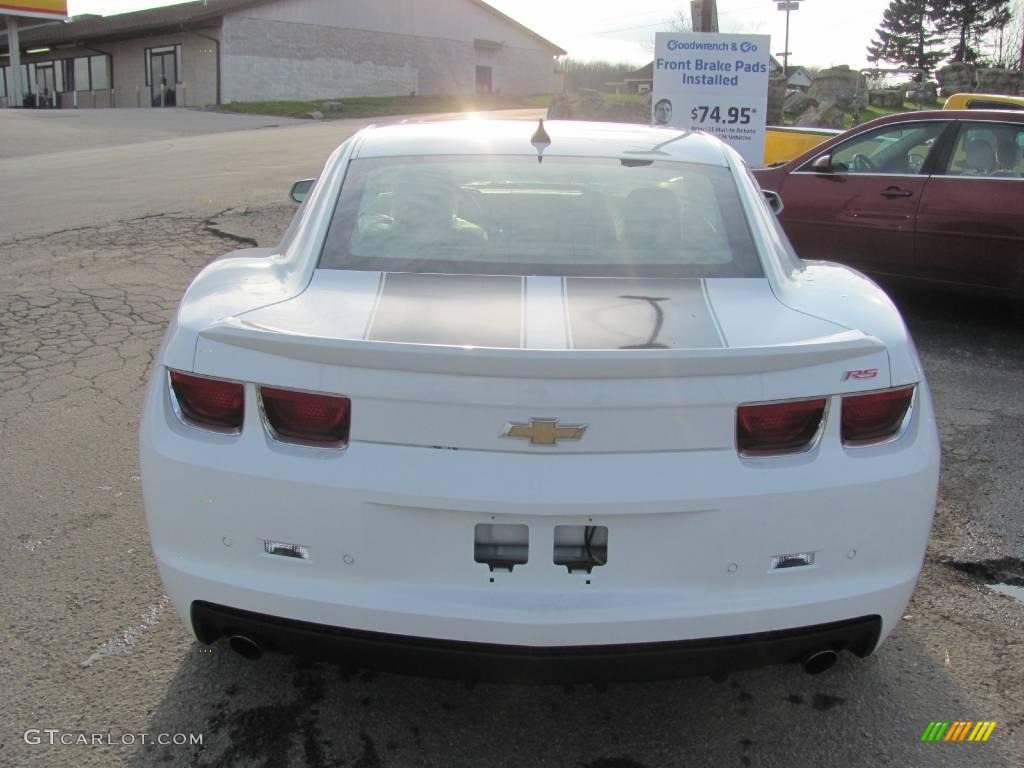 2010 Camaro LT/RS Coupe - Summit White / Black photo #4