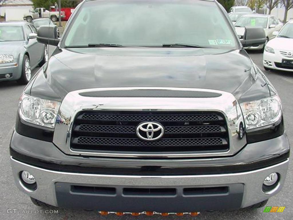 2008 Tundra TRD CrewMax 4x4 - Black / Graphite Gray photo #2