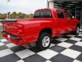 2008 Flame Red Dodge Dakota SLT Crew Cab  photo #7