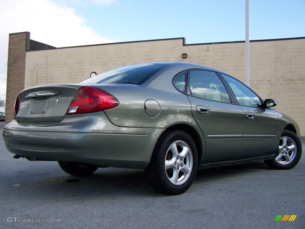 2003 Taurus SES - Spruce Green Metallic / Medium Parchment photo #7