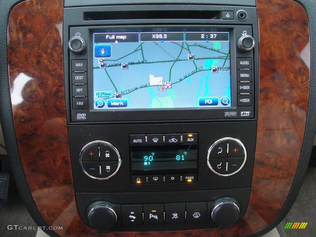 2008 Suburban 1500 LTZ 4x4 - Dark Blue Metallic / Light Cashmere/Ebony photo #12