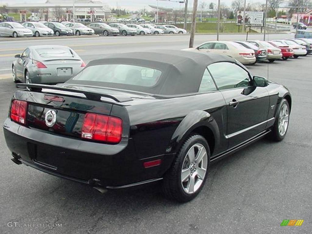 2007 Mustang GT Premium Convertible - Black / Dark Charcoal photo #8