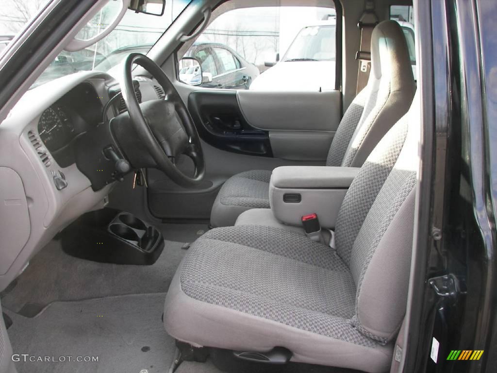 1998 Ranger XLT Extended Cab 4x4 - Black / Medium Graphite photo #7