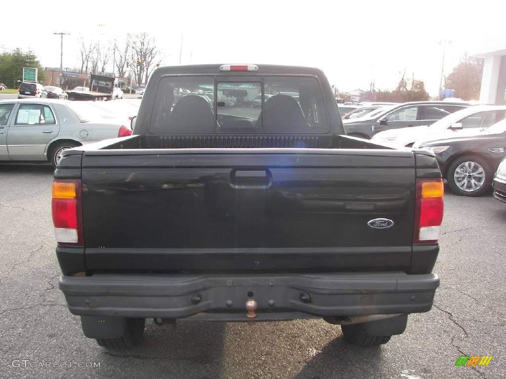 1998 Ranger XLT Extended Cab 4x4 - Black / Medium Graphite photo #17