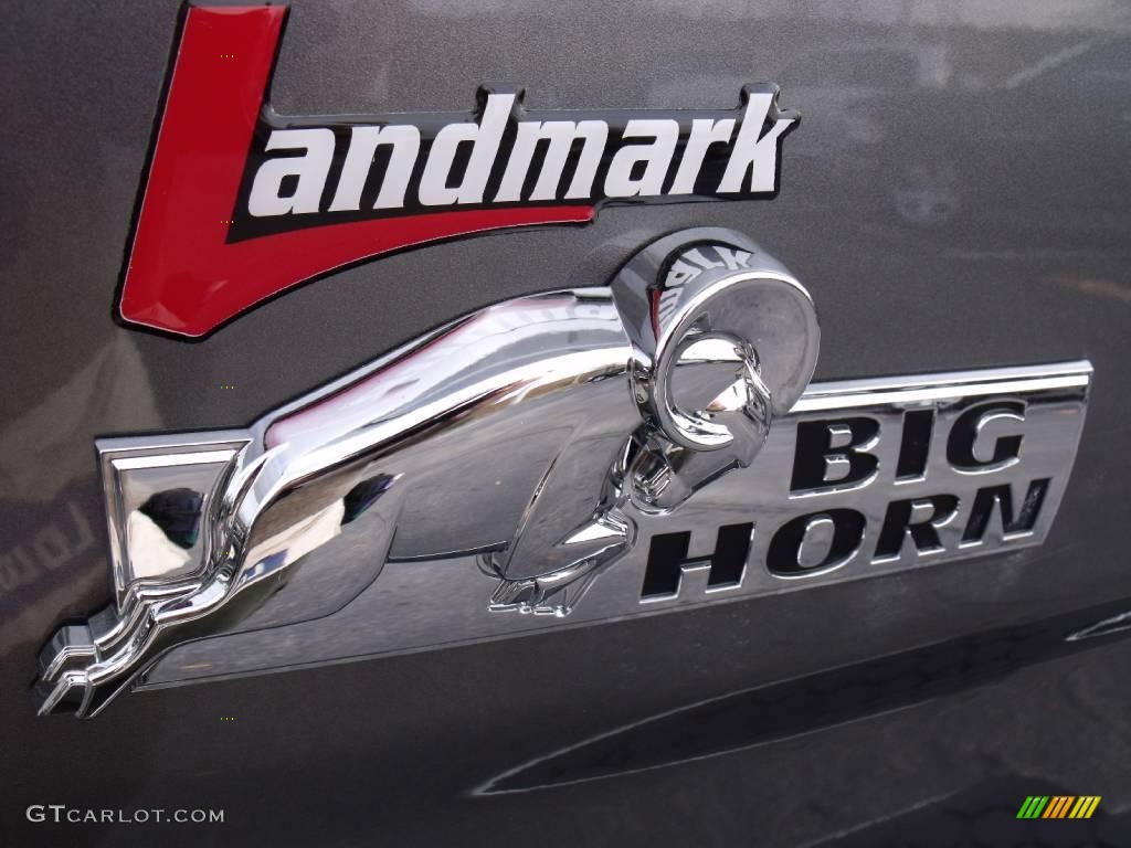 2010 Ram 1500 Big Horn Crew Cab 4x4 - Mineral Gray Metallic / Dark Slate/Medium Graystone photo #9