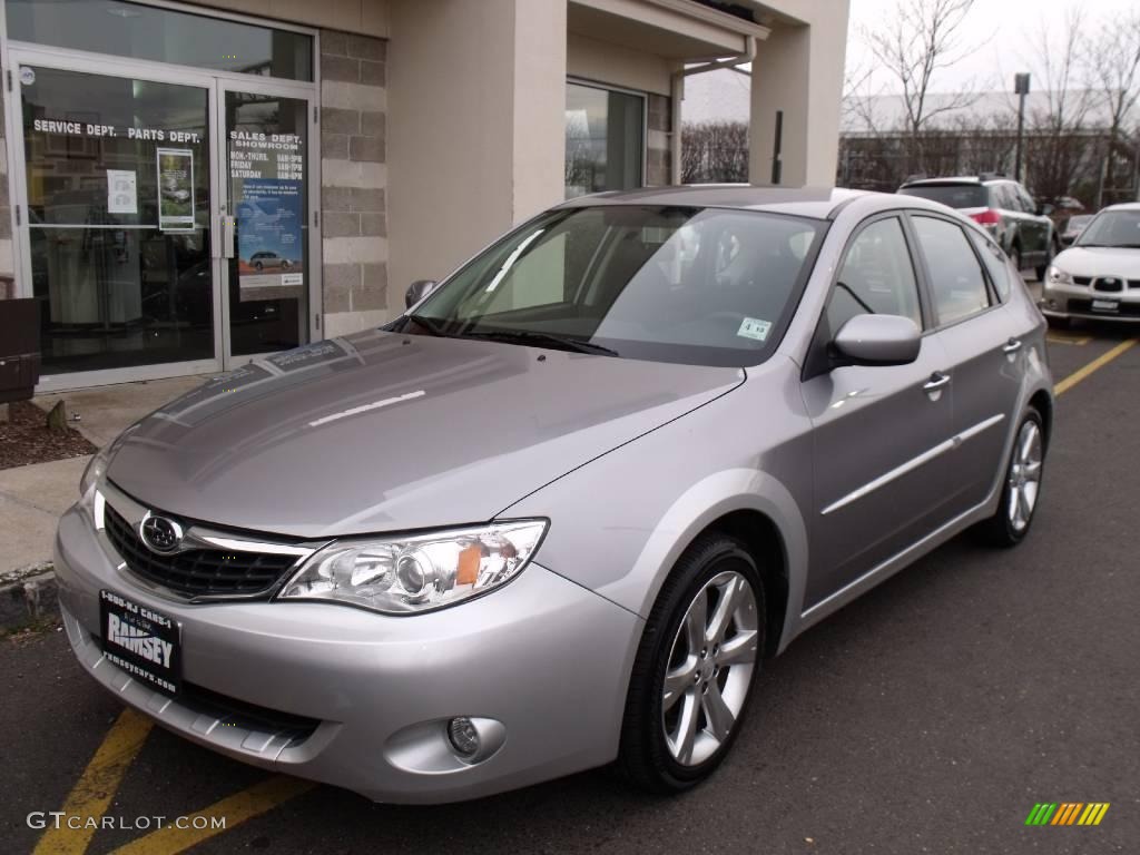 2009 Impreza Outback Sport Wagon - Steel Silver Metallic / Carbon Black Tricot photo #1