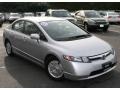 2007 Alabaster Silver Metallic Honda Civic Hybrid Sedan  photo #3