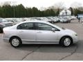 2007 Alabaster Silver Metallic Honda Civic Hybrid Sedan  photo #4