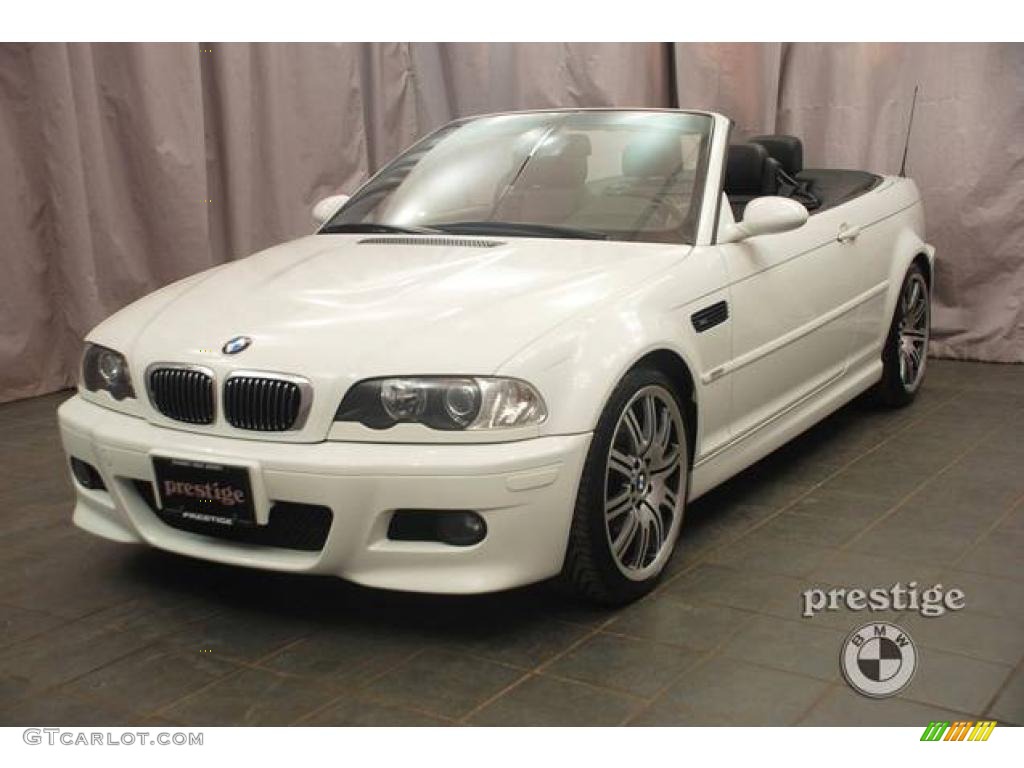 2004 M3 Convertible - Alpine White / Black photo #1