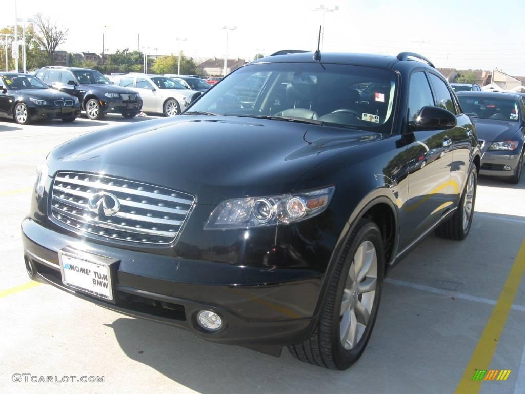 2003 FX 45 AWD - Black Obsidian / Graphite Black photo #1