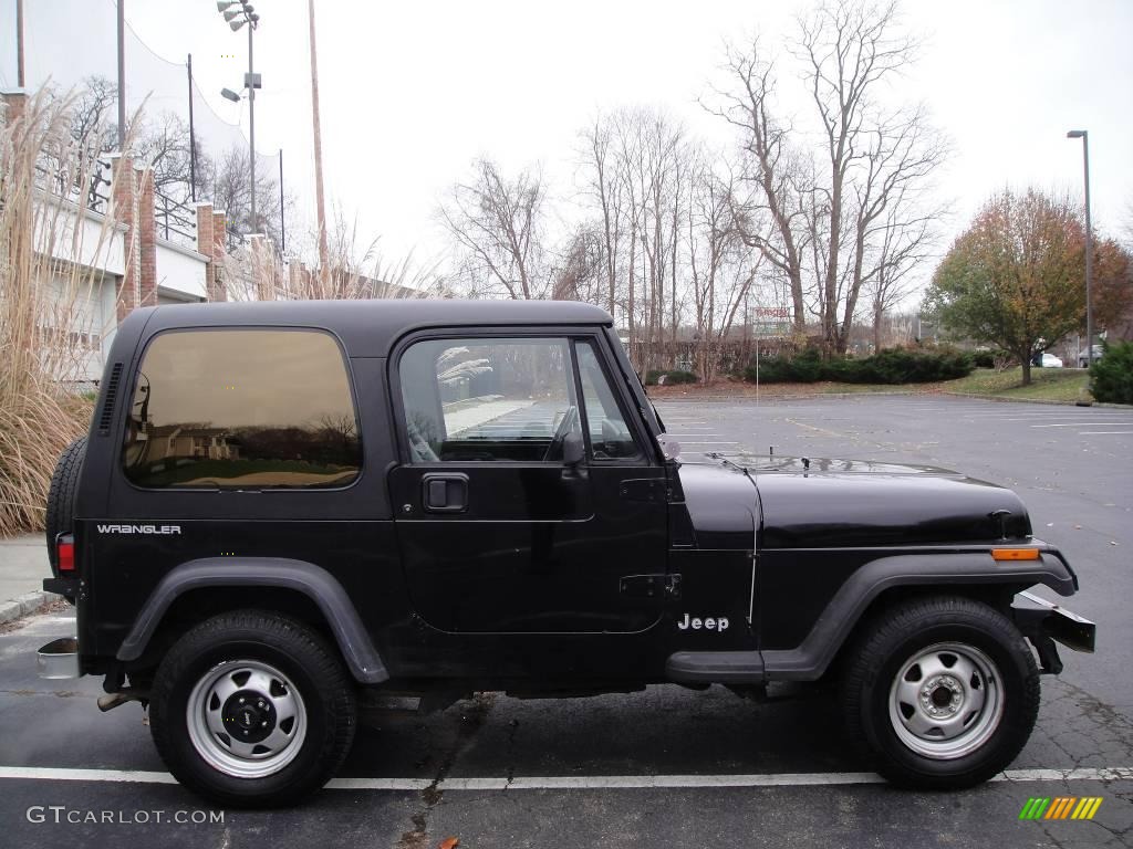 1993 Wrangler S 4x4 - Black / Agate photo #7