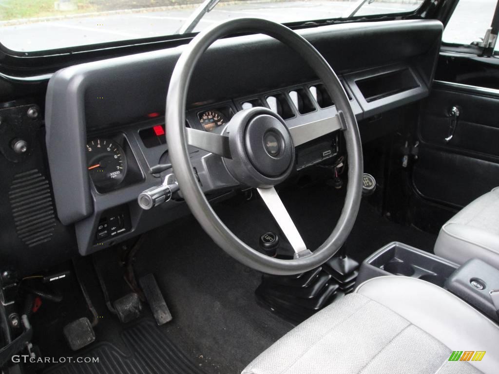 1993 Wrangler S 4x4 - Black / Agate photo #12