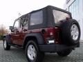 2007 Red Rock Crystal Pearl Jeep Wrangler Unlimited X  photo #3