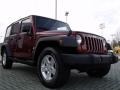 2007 Red Rock Crystal Pearl Jeep Wrangler Unlimited X  photo #7