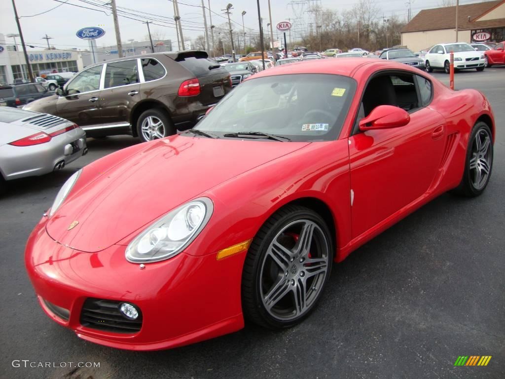 2010 Cayman S - Guards Red / Black photo #1