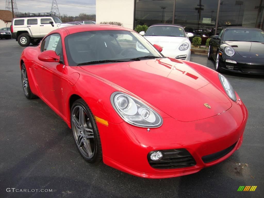 2010 Cayman S - Guards Red / Black photo #4