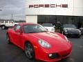 2010 Guards Red Porsche Cayman S  photo #5