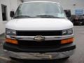 Summit White - Express LS 3500 Passenger Van Photo No. 2