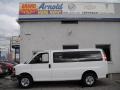 Summit White - Express LS 3500 Passenger Van Photo No. 3