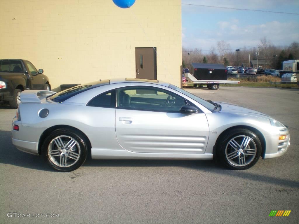 2003 Eclipse GTS Coupe - Sterling Silver Metallic / Midnight photo #11