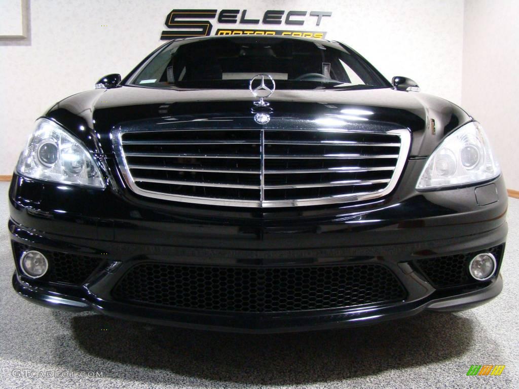 2008 S 63 AMG Sedan - Black / Black photo #2