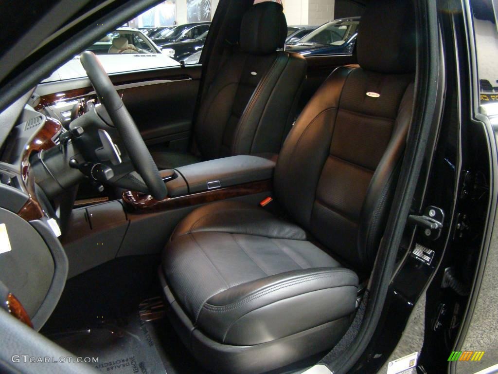 2008 S 63 AMG Sedan - Black / Black photo #7