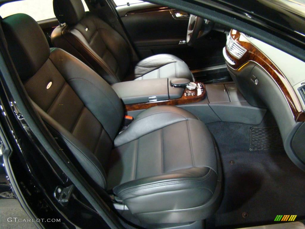 2008 S 63 AMG Sedan - Black / Black photo #11