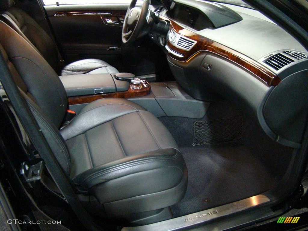 2008 S 63 AMG Sedan - Black / Black photo #12