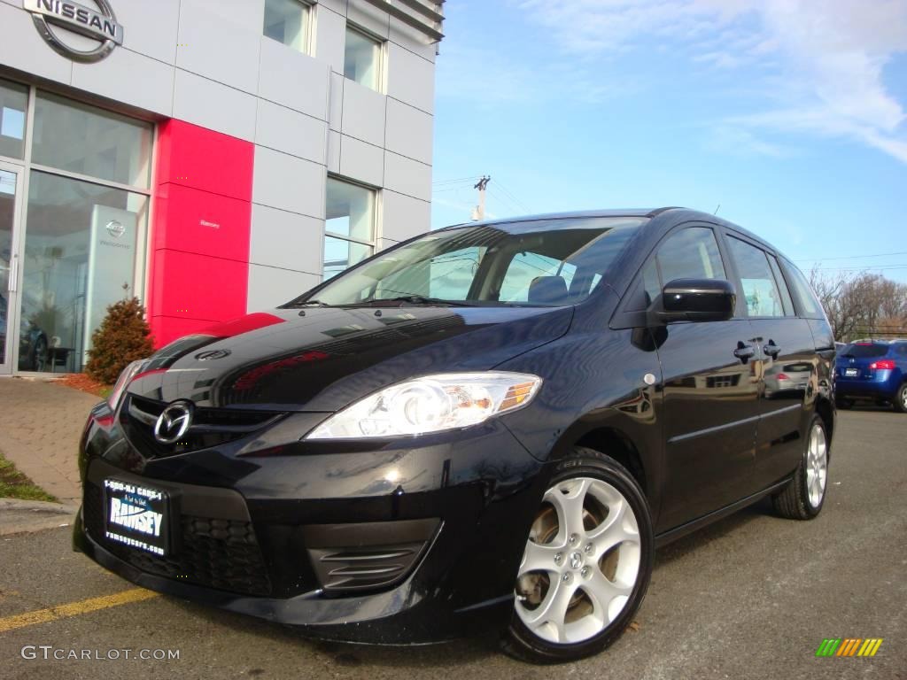 2008 MAZDA5 Sport - Brilliant Black / Black photo #1