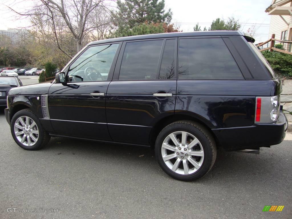 2007 Range Rover Supercharged - Buckingham Blue Metallic / Navy photo #2