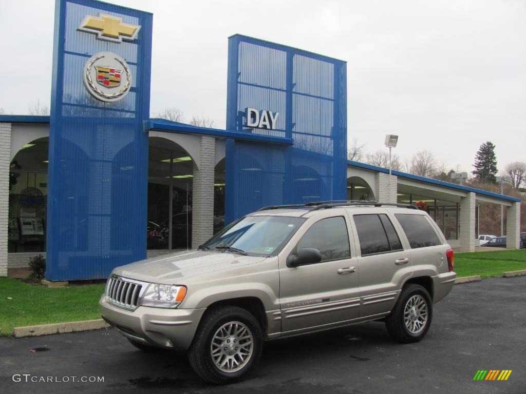 2004 Grand Cherokee Limited 4x4 - Light Pewter Metallic / Taupe photo #1