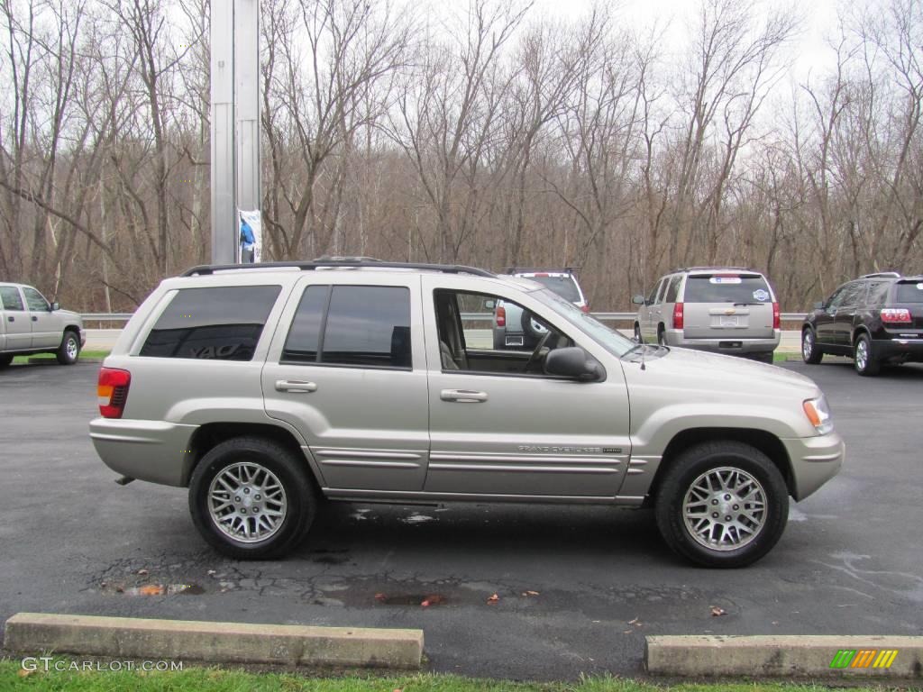 2004 Grand Cherokee Limited 4x4 - Light Pewter Metallic / Taupe photo #4
