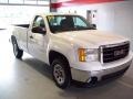 2008 Summit White GMC Sierra 1500 Regular Cab  photo #1