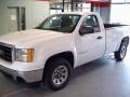 2008 Summit White GMC Sierra 1500 Regular Cab  photo #3