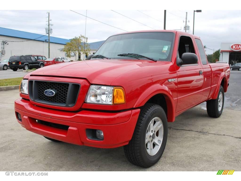 2005 Ranger Edge SuperCab - Torch Red / Medium Dark Flint photo #1